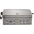 Sole 38 Inch Tr Propane Gas Grill With Lights And Rotisserie