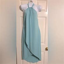 Venus Dresses | Euc Light Blue Dress For Party Or Dinner. Size Med. | Color: Blue | Size: M