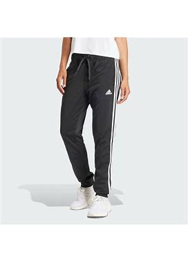 Adidas Primegreen Essentials Warm-Up Slim Tapered 3-Stripes Track Pants Black L - Womens Originals Pants Suits
