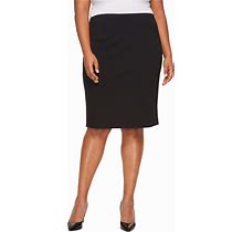 Vince Camuto Specialty Size Plus Size Pencil Skirt Rich Black 3X