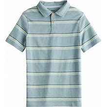Boys 8-20 Sonoma Goods For Life® Adaptive Easy Dressing Solid Polo, Boy's, Size: XL, Med Blue