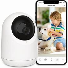 Switchbot Baby Monitor Indoor Camera, 360-Degree 1080P Pan Tilt Smart Wifi(2.4G) Pet Camera For Home Security With Motion Detection, Night Vision,