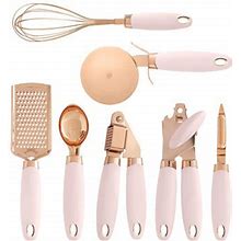 LUXESIT 7 Pc Kitchen Gadget Set Copper Coated Utensils Stainless Steel/Copper In Pink | Wayfair 6Bd69b31ba6060a89741a7072d1589fa