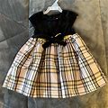 Good Lad Dresses | Baby Girl Taffeta Plaid Dress | Color: Black/Brown | Size: 18Mb