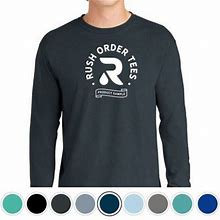 Comfort Colors Heavyweight Long-Sleeve T-Shirt In Boysenberry Size Large 100% Cotton | Rushordertees | Sample