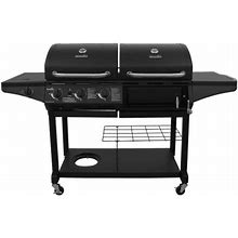 Char-Broil Deluxe Charcoal & Gas Combination Cart Grill