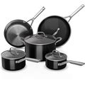 Ninja Foodi Neverstick Essential 9-Piece Cookware Set, Black
