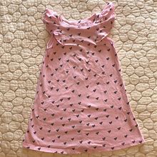 Atun Dresses | Atun Girls Flutter Sleeve Pink Heart Dress | Color: Gray/Pink | Size: 6G
