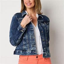 Liz Claiborne Denim Jacket | Blue | Womens X-Small | Coats + Jackets Denim Jackets | Spring Fashion