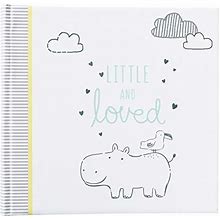 Carter's BP19-23287 ''Little & Loved'' Memorable Firsts Gender Neutral Baby Photo Book, Holds 60 Pictures, 7.4'' W X 7'' H