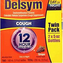Delsym Children's 12 Hour Cough Relief Grape Flavored Liquid 5 Fl Oz