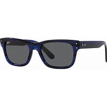 Ray-Ban Men's Sunglasses, RB2283 Mr Burbank 55 - Striped Blue