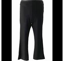 Legacy Pants & Jumpsuits | Legacy Textured Knit Pull On Flare Pant Black - Regular | Color: Black | Size: Various