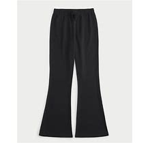 Women's Ultra High-Rise Fleece Flare Pants In Black Size XXS LONG From Hollister