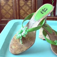 Mia Shoes | Mia 2 Sandals. Q 002 | Color: Green | Size: 9