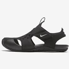 Nike Sunray Protect 2 Little Kids' Sandals In Black, Size: 11C | 943826-001