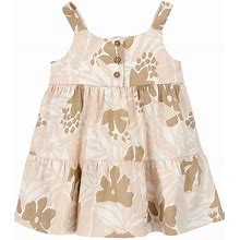 Baby Girl Carter's Floral Tank Top Sleeveless Dress, Girl's, Size: 12 Months