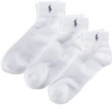 Ralph Lauren Sport Ankle Sock 3-Pack - Size One Size In White