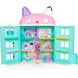 Spin Master Dreamworks Gabby's Dollhouse Purrfect Dollhouse With 2 Toy Figures And Accessories, Multicolor