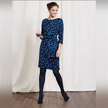 Boden Dresses | Boden Kelly Polka Dot Dress | Color: Black/Blue | Size: 6