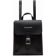 Black Mini Leather Backpack