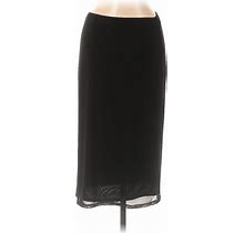 Philosophy Republic Clothing Casual Midi Skirt Midi: Black Print Bottoms - Women's Size Medium
