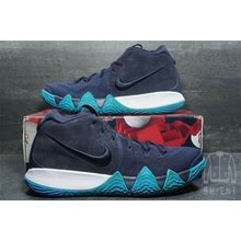 Nike Kyrie 4 Size 13 Dark Obsidian Think Twice Black/Blue Mens Shoes 943806 401