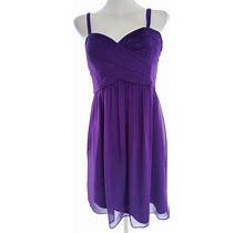 Coast Size 10 (36) Purple Knee-Length Ball Gown Evening Dress Sleeveless