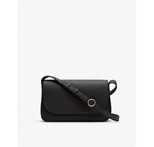Women's Concertina Shoulder Bag In Black | Pebbled Leather By Cuyana