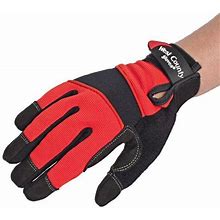 West County Women's Gardening Gloves, Brick Red, Small