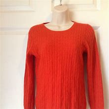 J. Crew Sweaters | J.Crew Cable Knit | Color: Red | Size: S