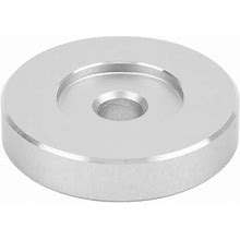 Phonograph Record Adapter Metal Turntable Disc Accessory Replacement Part Silver
