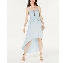 Guess Chambray High-Low A-Line Dress M