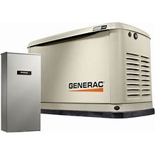 Generac Guardian 14Kw Home Backup Generator With Whole House Switch Wifi-Enabled 7225 From Generac