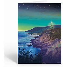 A Beautiful Coastal Christmas Card - 18 Cards And 19 Envelopes - 20159