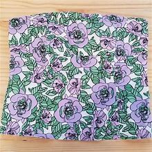 Loft Tops | Ann Taylor Loft Petites 10P Strapless Floral Top | Color: Green/Purple | Size: 10P