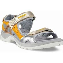 Ecco Womens Offroad Metallic Strappy Sport Sandals