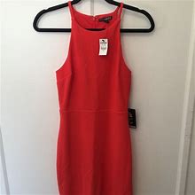 Express Dresses | Express Red Knee Length Dress | Color: Red | Size: 4