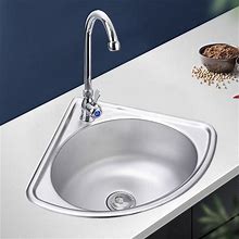Stainless Steel Single Bowl Sink Basin Kitchen Sink