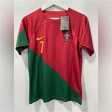 Nike Shirts & Tops | Portugal C. Ronaldo 7 Youth Kit ( Jersey & Shorts! Brand New Sz. 28 ( Medium Y) | Color: Green/Red | Size: 28 ( Medium)