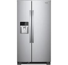Whirlpool® 36 in. Wide Side-By-Side Refrigerator - In Stainless Steel | 25 Cu. Ft. | WRS555SIHZ