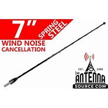 7"" Black Spring Stainless AM/FM Antenna Mast Fits: 2010-2024 Ford F150 Raptor