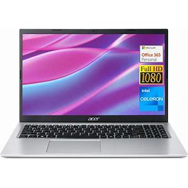 Acer Newest Aspire 1 15.6" FHD Slim Laptop Computer, 16GB RAM, 64GB + 512GB Nvme SSD, Intel Dual-Core Processor, 1-Year Office 365, Numeric KYB,