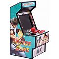 Easegmer Kids Portable Video Game Player, Mini Arcade Machine Built-In 156 Retro Classic Games 2.8" FC System, Handheld Game Console With Arcade Joystick, For Child And Adults- Blue