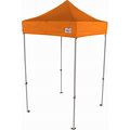 Impact 5' X 5' Pop Up Canopy Tent, Lightweight Powder Coated Steel Frame, Includes Storage Bag, Orange