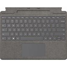 Surface Pro Signature Keyboard (Type Cover) And Slim Pen Bundle | Platinum | Microsoft