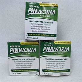3-Pack / REESE's Pinworm Medicine - 1Oz (30Ml) Each EXP 08/25