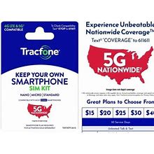 Verizon To Tracfone BYOP Bring Your Own Phone Sim Card 3/1 Kit Cdma iPhone