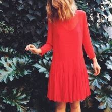 Alexa Chung By Madewell Sexy Silk Red Dress | Color: Red | Size: 0