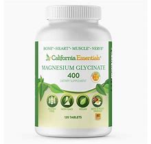 California Essentials Magnesium Glycinate 400 - 120 Tablets